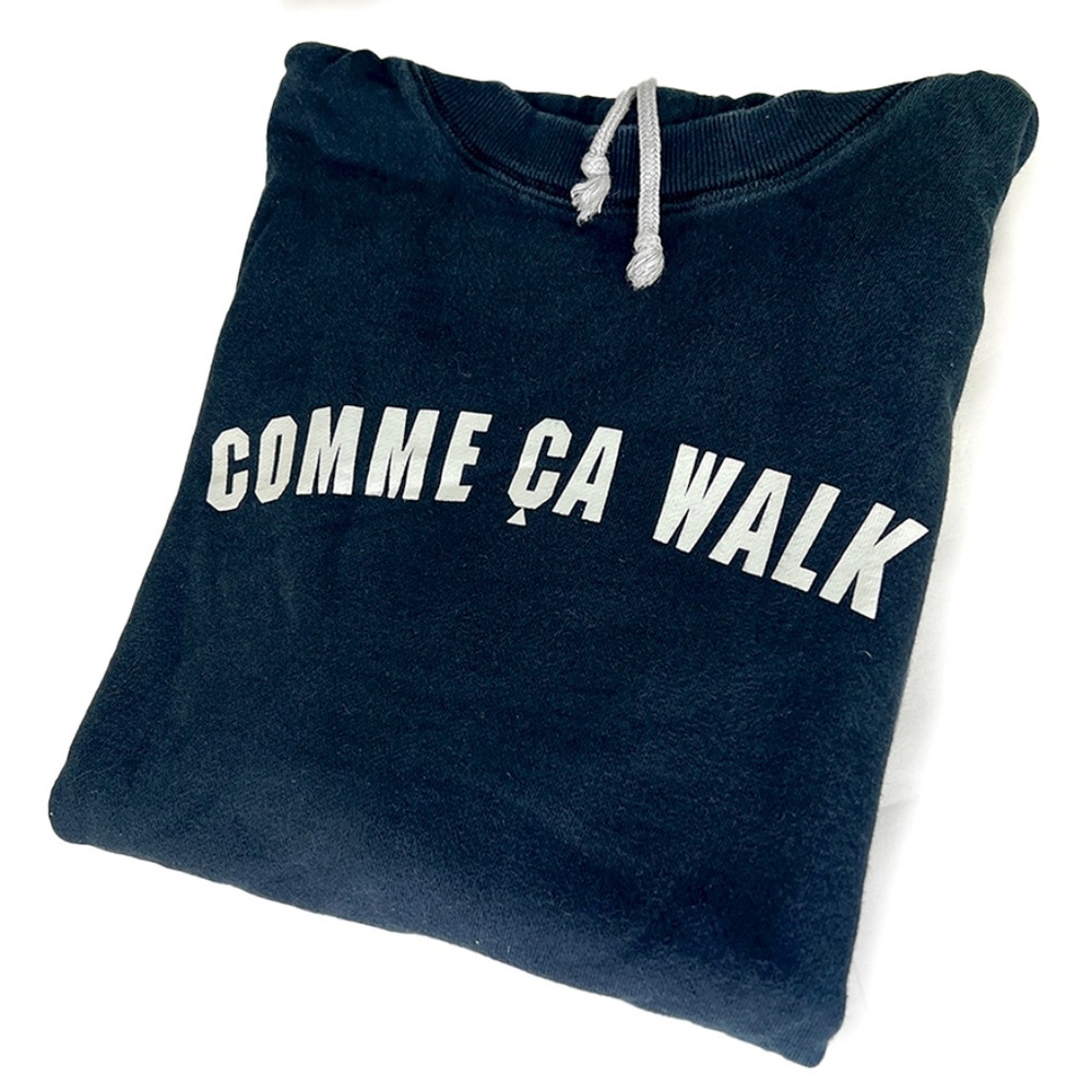 Comme Ça Black Sleeveless Vintage Hoodie from Japan